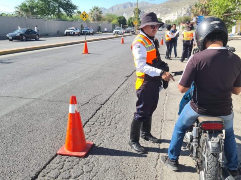 Entregan motocicletas a conductores infraccionados de Torreón