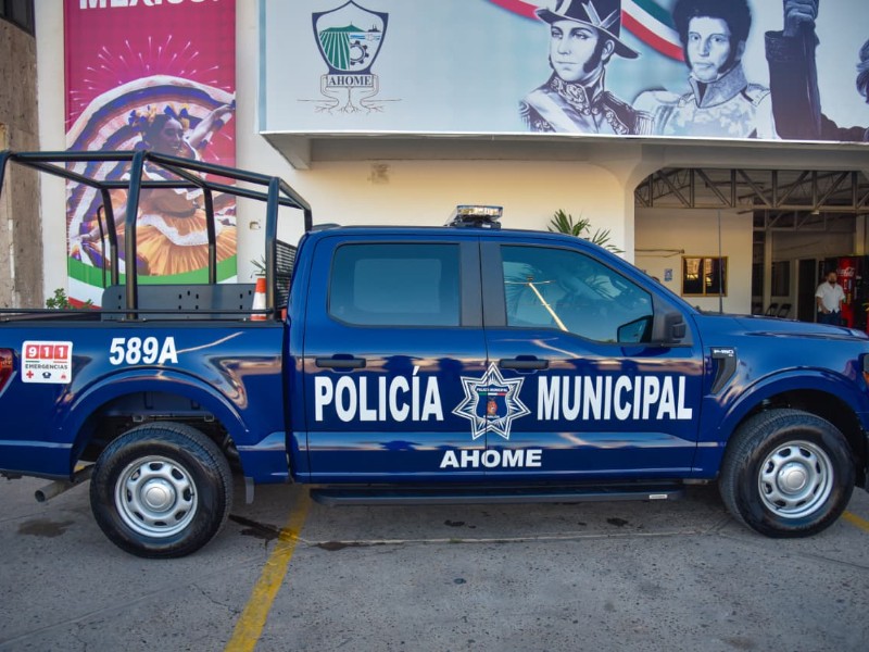 Entregan nuevas patrullas a la Policía de Ahome para reforzar vigilancia