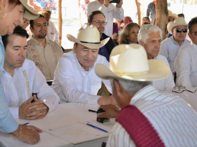 Entregan nuevo distrito de riego para la tribu yaqui