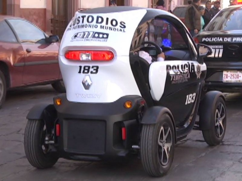 Entregan nuevos autos eléctricos a Policía Turística zacatecana