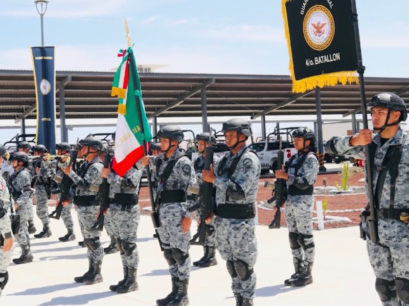 Entregan oficialmente cuartel de la guardia nacional