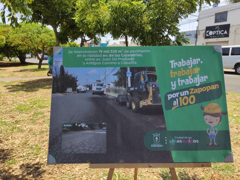 Entregan rehabilitación de Avenida Las Calandrias