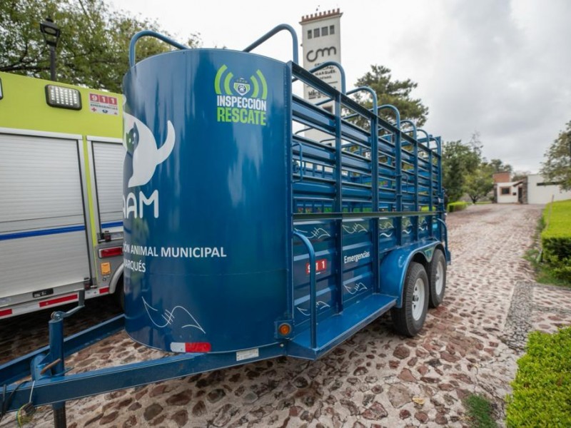 Entregan remolque tipo ganadero a Centro de Atención Animal