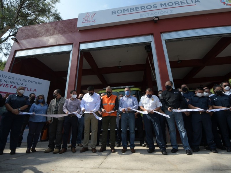 Entregan Segunda Estación de Bomberos de Morelia