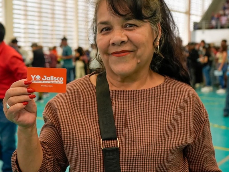 Entregan tarjetas del programa Yo Jalisco apoyo al transporte 100%