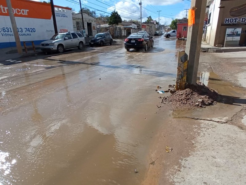 Entregarán desinfectante por desfogue de aguas negras