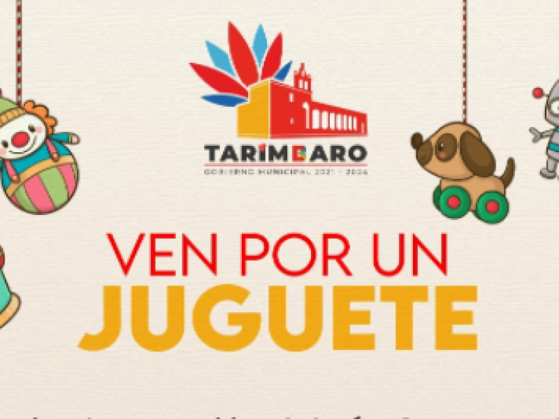 Entregarán juguetes a niños de escasos recursos en Tarímbaro