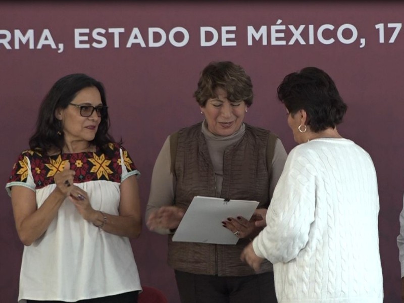 Entregaron 500 certificados agrarios a mujeres mexiquenses