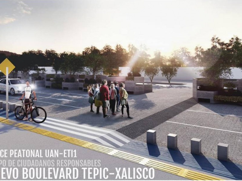 Entregó Tepic en Bici proyecto para bulevar Tepic-Xalisco