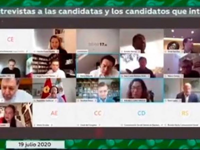 Entrevista Jucopo aspirantes a consejeros del INE