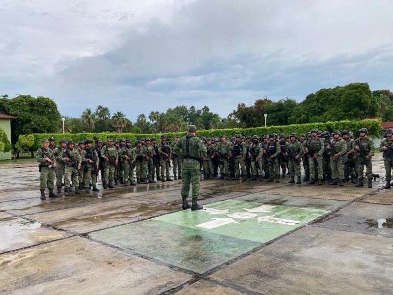 Envían 400 militares a Zirándaro; coadyuvarán con detención de criminales