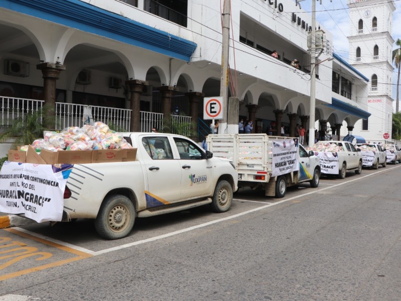 Envían ayuda alimentaria a 60 comunidades de Tuxpan