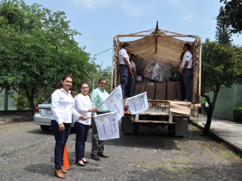 Envían víveres a damnificados de Sinaloa