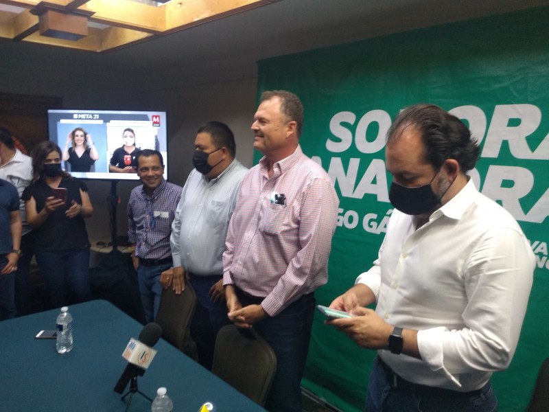 Ernesto Gándara se proclama ganador a la gubernatura de Sonora
