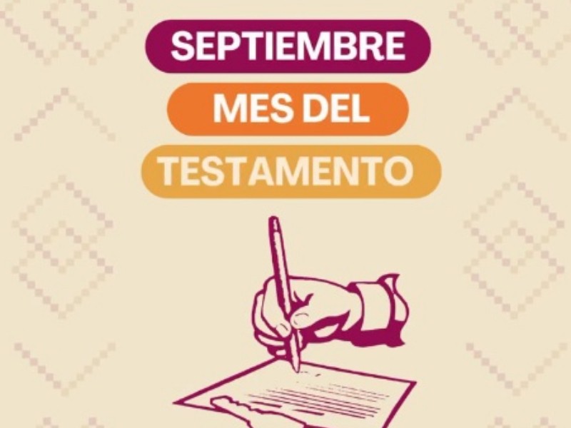 Es septiembre mes del testamento