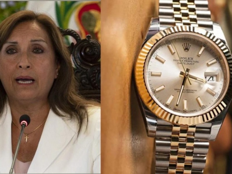 Escándalo relojes Rolex, presidenta Perú