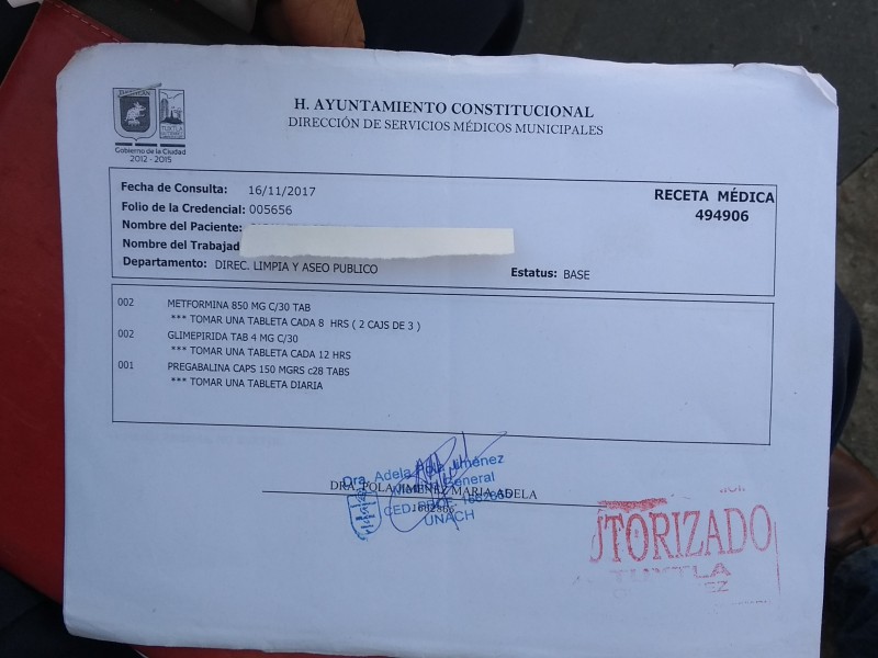 Escasean medicamentos controlados en ayuntamiento de Tuxtla | MEGANOTICIAS