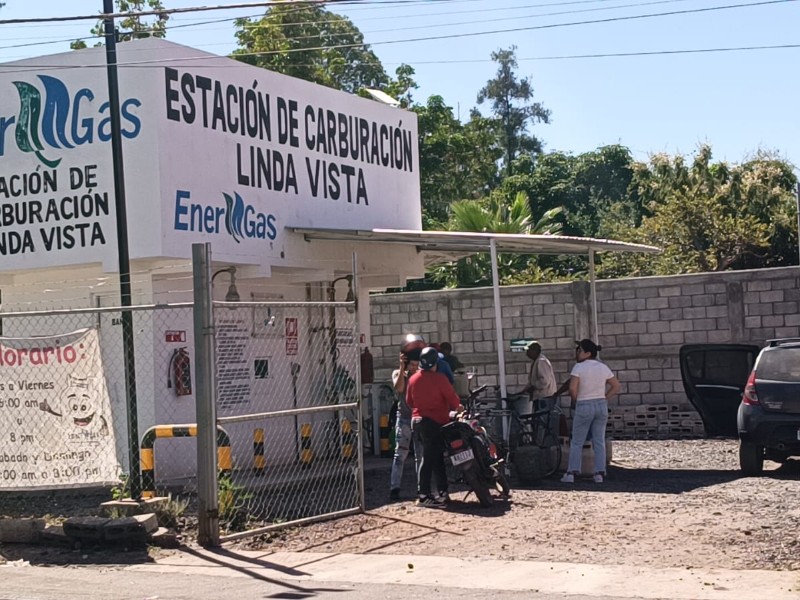 Escases de Gas LP por bloqueos en el estado poco abastecimiento