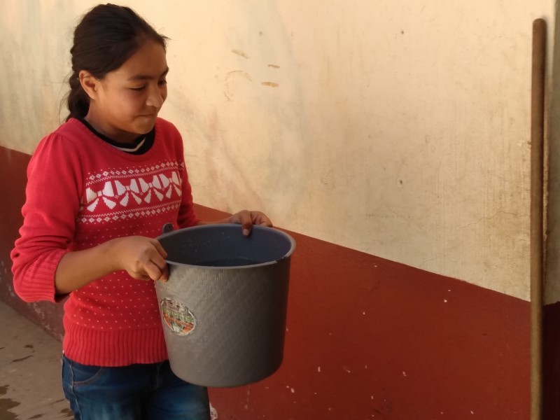 Escasez de agua principal problema a vencer en las escuelas