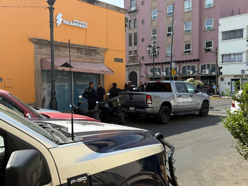 Escoltas armados detenidos en pleno centro de la Ciudad
