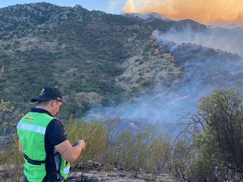 Escuadrón de Drones brinda apoyo en incendios