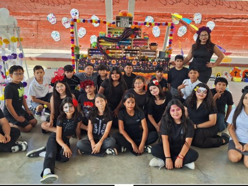 Escuela Alfonso Iberri conmemora el día de muertos Escuela Alfonso Iberri conmemora el día de muertos