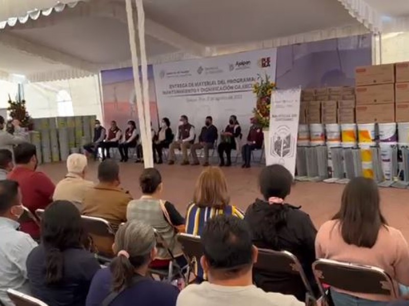 Escuelas de la región reciben apoyo de la SEP Estatal