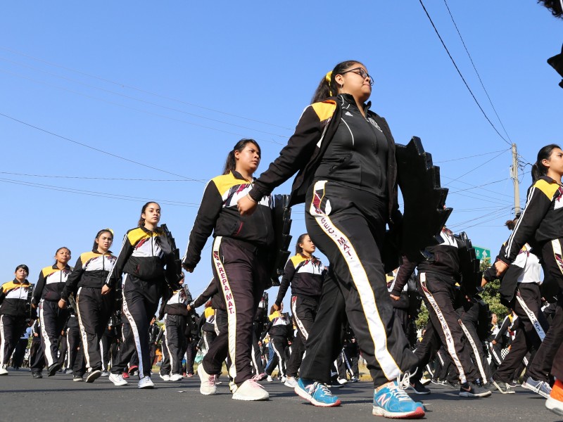 Escuelas poblanas pasan lista para Desfile #5deMayo