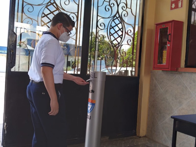 Escuelas siguen cumpliendo medidas sanitarias:Coepris