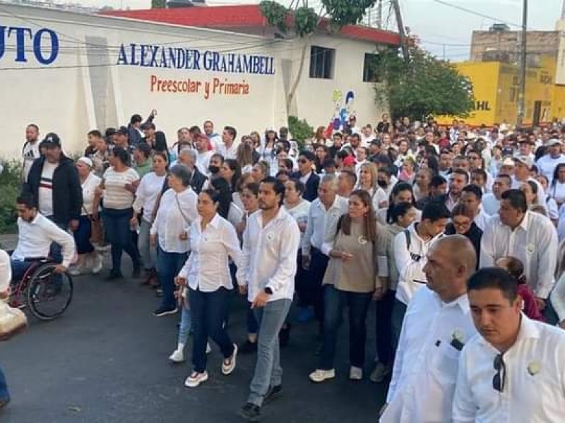 Esposa de Roberto Sandoval encabezó caravana al Pichón