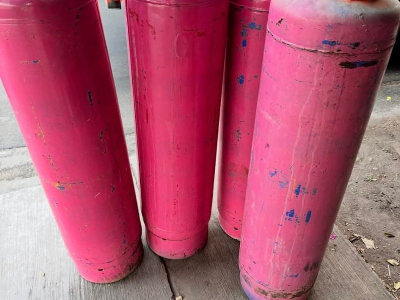 Esto cuesta un cilindro de gas de 20 y 30 Kilogramos