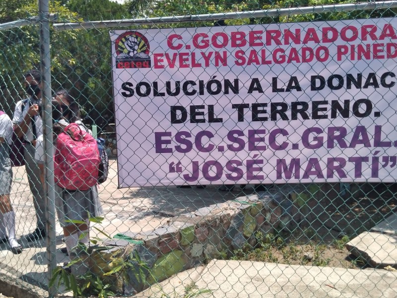 Está estancada la donación del predio a secundaria José Martí