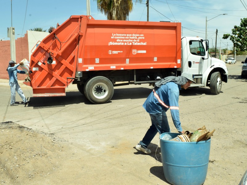 Esta semana se retrasará la recolección de basura doméstica