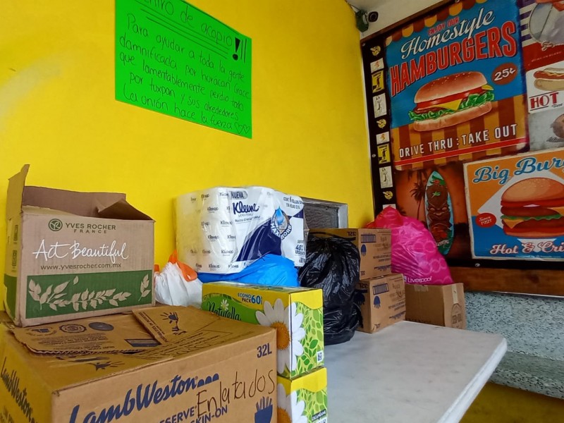 Establecimientos comerciales de Tuxpan activan centros de acopio