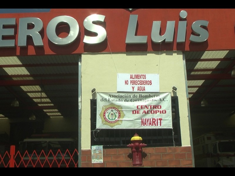 Estación de bomberos centro de acopio para Nayarit