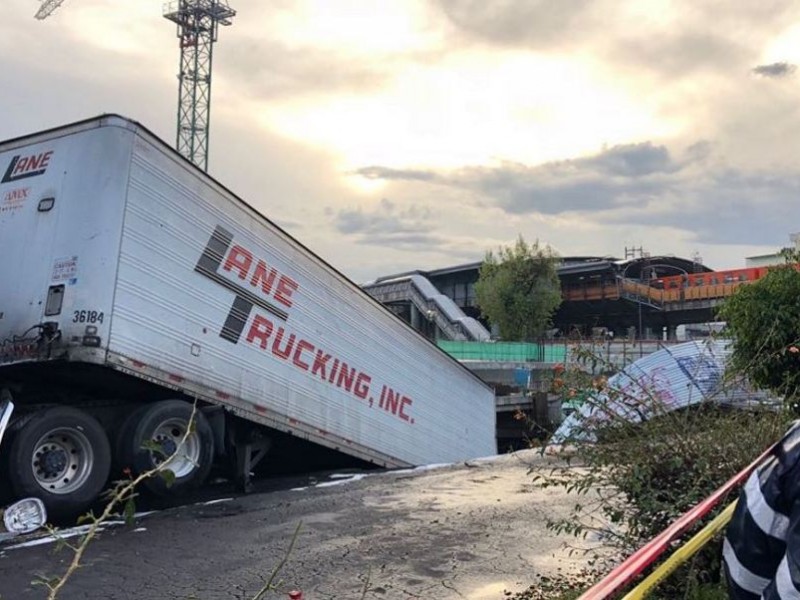 Estación Romero Rubio, sin riesgo por socavón