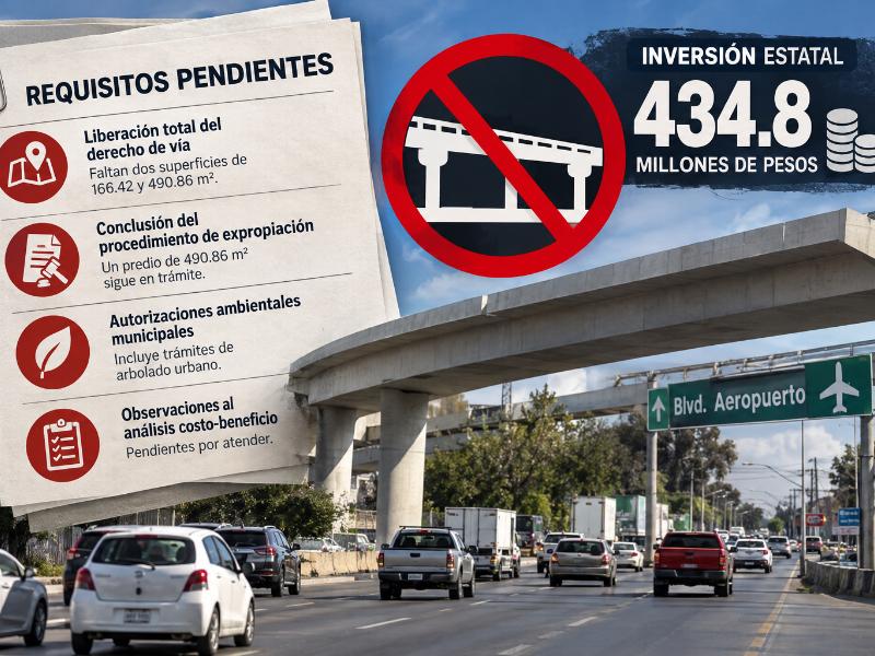 Estado responsabiliza a León por incumplir requisitos para construir puente del Aeropuerto