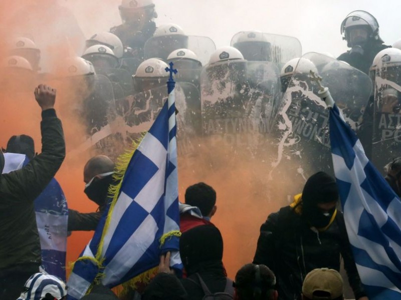 Estallan enfrentamientos en Atenas