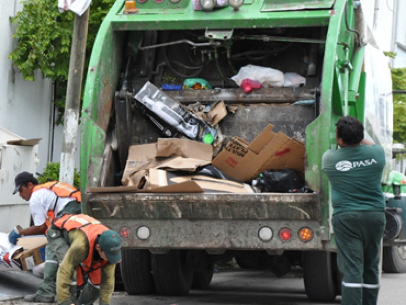 Éste 01 de enero no recolectarán la basura