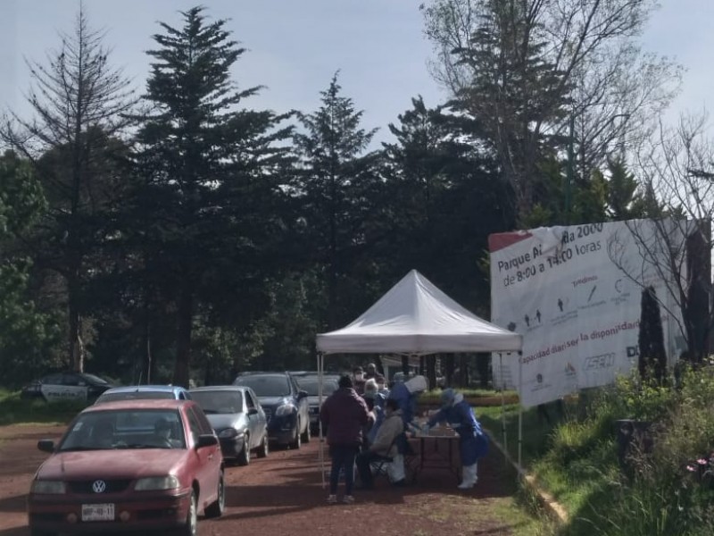 Este 15 de septiembre los módulos de COVID-19, lucen llenos.