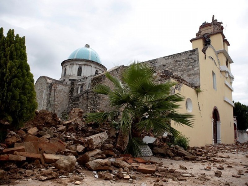 Este 2019, podrían estar restaurados templos tras S19