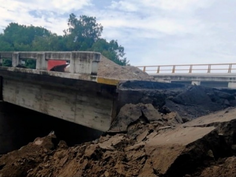 Este año colapsaron tres puentes por lluvias en Chiapas