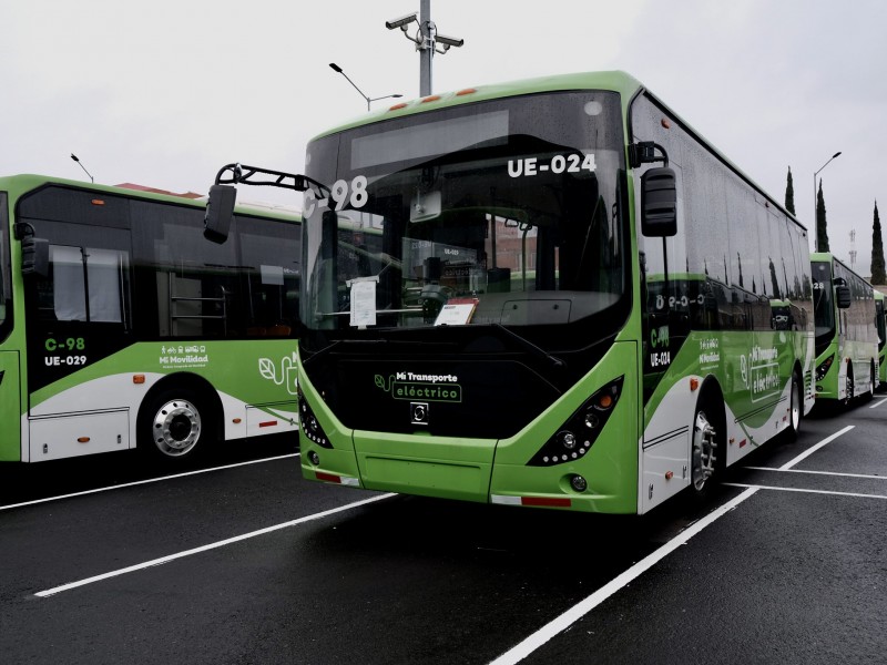 Este domingo comienza a operar transporte eléctrico