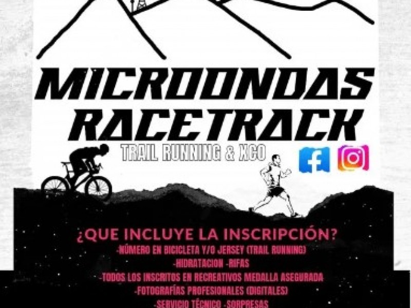 Este domingo se realizará el Microondas Racetrack