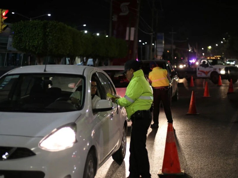 Este fin de semana se detuvo a 56 personas por conducir ebrios