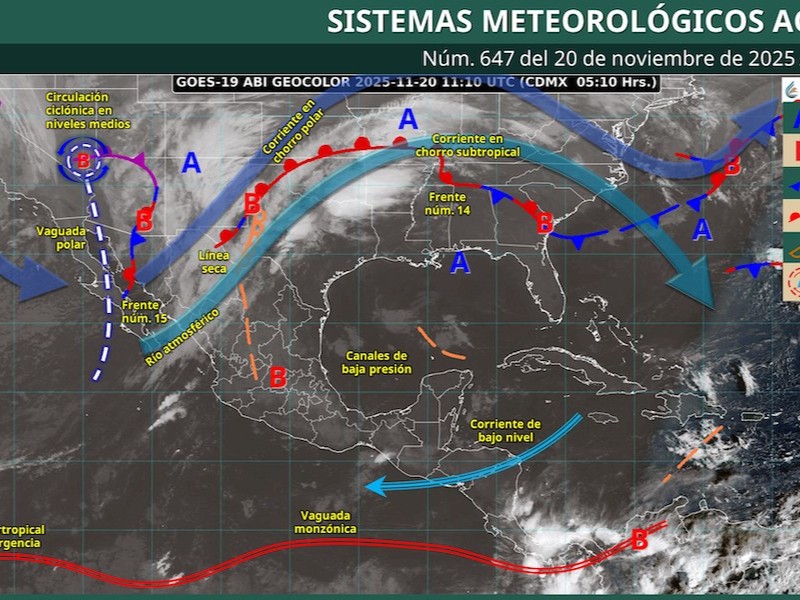 Este jueves, cielo medio nublado en Toluca