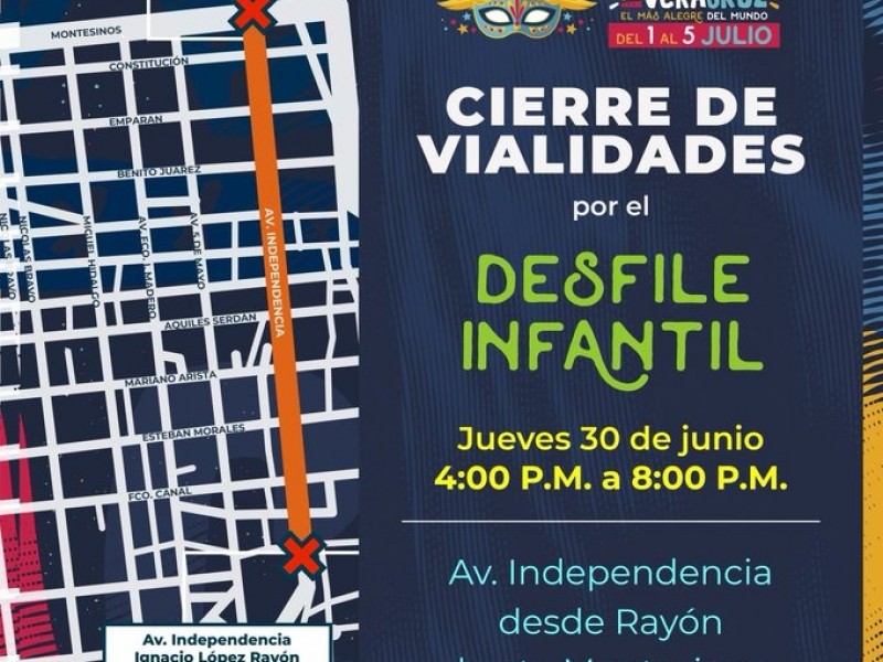 Este jueves habrá desfile de los reyes infantiles del Carnaval