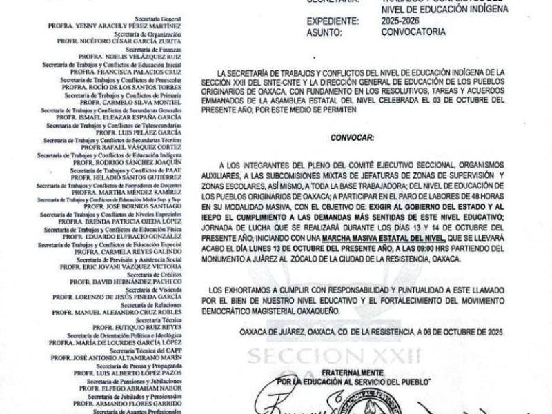 Este lunes paro de 48 horas de trabajadores de educación indígena