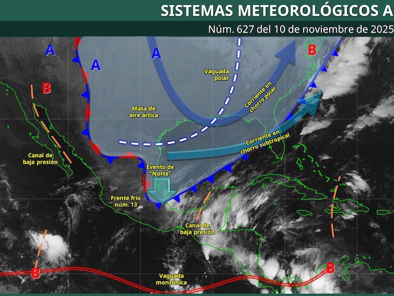 Este lunes pronóstico de cielo nublado en Toluca
