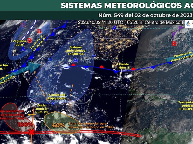 Este lunes, Toluca espera tormentas por la tarde